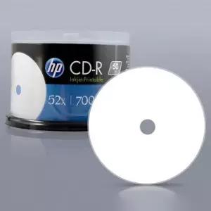 HP 50p 700MB Printable CD-R 케이스 52x Media 케익 WFGJ7P4