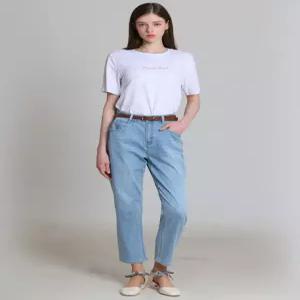 오조크 OZOC 썸머 뒷밴딩 배기핏 데님 팬츠 택가격 69500원 1284582