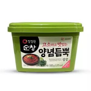 고기전용쌈장 청정원 순창 고소하고 맛있는 양념듬뿍 쌈장 500g 500g쌈장