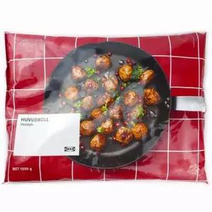 [해핑] 이케아 소고기 함량이 높아 맛있는 HUVUDROLL 냉동 미트볼 1kg