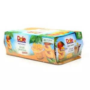 (매장정품)DOLE 돌 복숭아 컵 113G X 16개