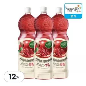웅진식품 자연은 석류 1.5L X 12개