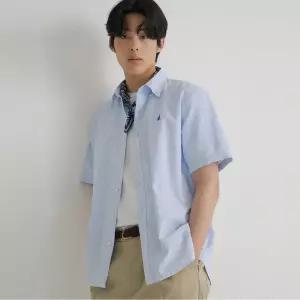 빈폴 26SS 30%OFF빈폴 옥스포드 반소매 셔츠 스 블루 BC6365C11Q