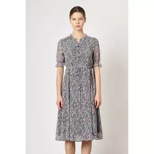 BCBG 프린티드 드로우스트링 원피스 B4M5O638 1134927