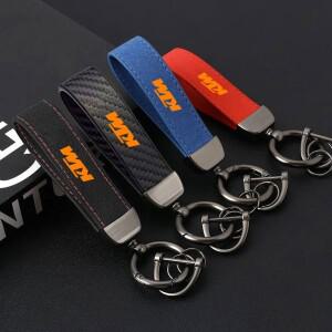 자동차 키 체인 KTM DUKE 790ADV 890 ADV 790 어드벤처 RC125 200 DUKE890 990 1050 용 수제 가죽 열쇠 고