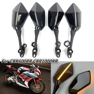 혼다 용 CBR600 RR 바이크 오토바이 액세서리 스포츠 자전거 사이드 백미러 후면보기