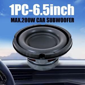 자동차 서브우퍼 6.5인치 200W 오디오 베이스 스피커 컴포넌트 스테레오 개조용  홈 시어터 시스템 업그레