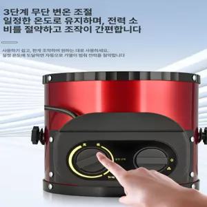 비닐하우스용 온풍기 히터 공업용 현장 하우스용 사육장 열풍 대형 산업용 농업용 난방 합금핀