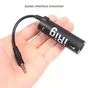 Irig 기타 인터페이스 변환기튜너 내장 기타전화 오디오 어댑터 및 연습용 라인 출력