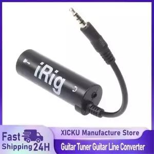 핫 기타 인터페이스 IRig 컨버터 교체용 기타폰 연결기 오디오 튜너 라인