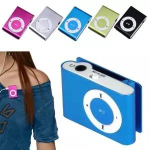 다채로운 클립 지지대 TF 카드 미니 MP3 플레이어 USB 휴대용 음악 미디어 세련된 디자인