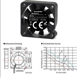 40x40x10mm 5V 2핀 PC 컴퓨터 CPU 시스템 방열판 브러시리스 냉각 팬 자동 섀시 라디에이터