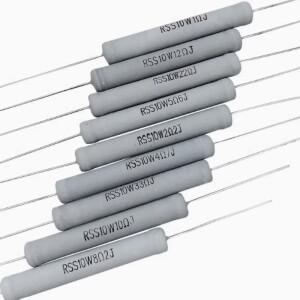 Jantzen MOX 금속 산화물 필름 저항 10W 5% HiFi 스피커 DIY 오디오 자동차 주파수 분배기 장치