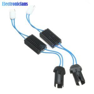 2PCS 12V T10 LED 경고 취소 장치 디코더 501 W5W Canbus OCB 오류 부하 저항 없음