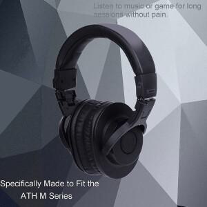 M50X 교체 이어패드, 오디오 테크니카 ATH MSR7 SX1 헤드폰 호환