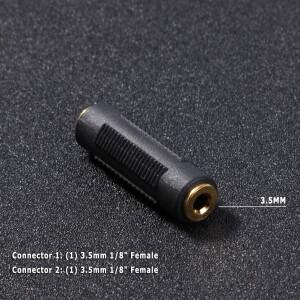 3.5mm 암 잭 스테레오 커넥터 커플러 어댑터 오디오 케이블 확장 MP3 DVD 헤드폰 자동차 AUX 2개