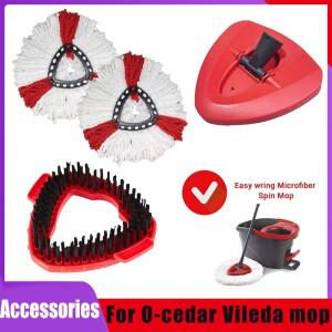 Vileda O-cedar 용  교체 간편한 청소 헤드 극세사 천 패드 리필 액세서리