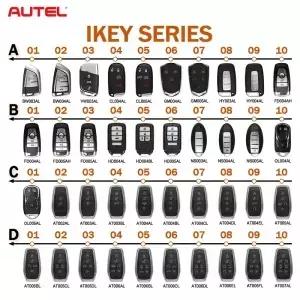 AUTEL IKEYBW003/4AL HD004/05BL NS004/05AL HY003/04AL AT003BL/04CL MaxiIM KM100 IM508 프로그래머용