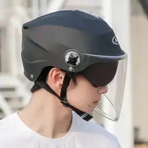 V 전기 스쿠터 헬멧 여름 헬기 오토바이 안전 폭포 Soman 도시 기사 여성 남성 모토 장비