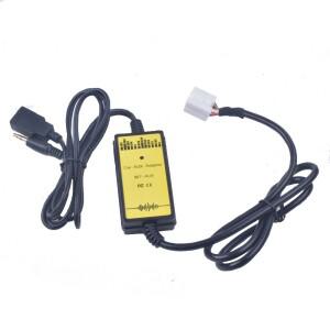 자동차 USB 어댑터 MP3 오디오 인터페이스 SD AUX 데이터 케이블 Honda Acura Accord Civic Odyssey 용 가