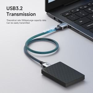 하기비스 USB to 케이블 3.2 A 남성-남성 연장 하드 드라이브 인클로저 KVM 노트북 쿨러 TV 박스 DVD 플레