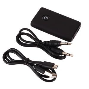 2in 1 무선 블루투스 5.0 송수신기 3.5mm AUX 충전식 오디오 어댑터 TV PC 자동차 스피커 헤드폰 하이파이