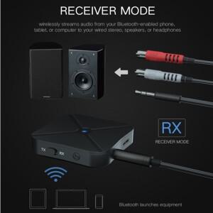 PzzPss Bluetooth 5.0 4.2 수신기 및 오디오 음악 스테레오 무선 어댑터 RCA 3.5MM AUX 잭 스피커 TV 차량