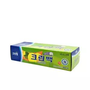 100매 25x35cm 크린랩 뽑아쓰는 크린백 위생봉투 비닐봉투