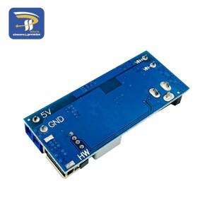 DC-DC 24V/12V ~ 5V 5A 스텝 다운 전원 공급 장치 벅 컨버터 LM2596S 교체 전화 용 조정 가능한 USB 충전