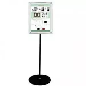 포스터 자석액자 스탠드 pop꽂이  (APS-1000B) A2 백색펄판넬 [BVV68598]