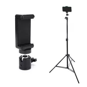 핸드폰 홀더 볼 헤드 마운트 스탠드 삼각대 거치대 촬영 카메라 DSLR 셀카봉 모노포드 장