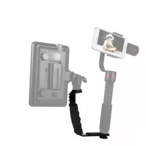 콜드슈 삼각대 헤드 삼각대헤드 LED 마운트 그립 홀더 핸들 라이트 카메라 DSLR