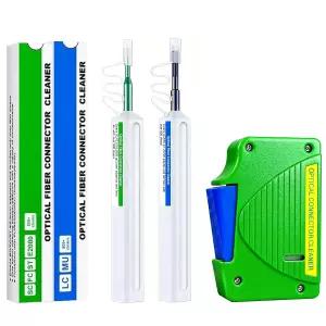 4-in 1 광섬유 클리너 청소 펜 박스 키트 2.5mm·1.25mm FC·SC·ST·LC 케이블 커넥터 엔드페이스 광