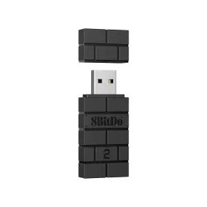 8BitDo 무선 USB 어댑터 2 Switch Windows PC Mac 및 Raspberry Pi용 Xbox Series X S 컨트롤러 호환 One