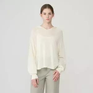 [BCBG] 후드 홀가먼트 니트 풀오버 B6F7G477