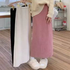 [하프클럽/]코듀로이 롱스커트 골덴 일자 치마 3컬러