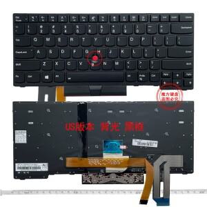 미국/러시아/일본 새 노트북 키보드 (레노버 E480 L380 T480S S2 2018용)