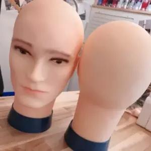 SMP 858XAP25 두피문신 마네킹 수강키트 뷰티 미용 민두 마네킹