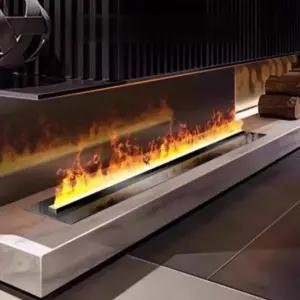 3D 빌트인 수증기 감성 불꽃 인테리어 전자벽난로 불멍 장식 매립형 대형 가습기 70cm