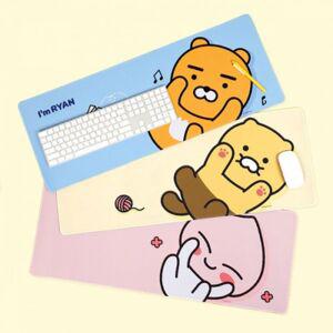 카카오프렌즈 테리 와이드 데스크 책상 발라당 장 라이언 어 매트 키보드 pc방 패드 마우스