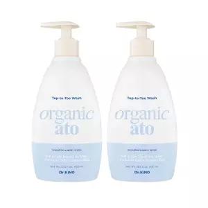 [보리보리/닥터키노]닥터키노 유기농 아기 탑투토 워시 400ml , 바디워시 샴푸 올인원