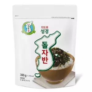 [성경김본사] 지도표 성경김 돌자반 대용량 300g 1봉