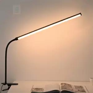 엔트샵디자인 LED집게스탠드58CM 블랙  탁상용조명