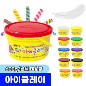 탱탱 아이클레이 낱색 대용량 600g