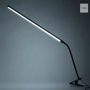 길고 유연한 LED 블랙 집게 스탠드(58CM) 책상스탠드