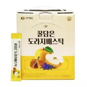 배도라지즙 스틱 100포 10ml 꿀담은 도라지배청 목건강 기관지 건강음료