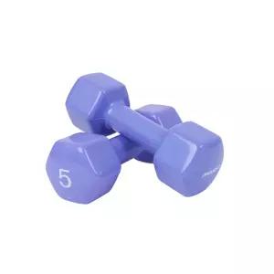 아이워너 뷰티 육각 덤벨 아령 5kg 블루베리 2개 피트니스/트레이닝/근력운동/헬스/홈트