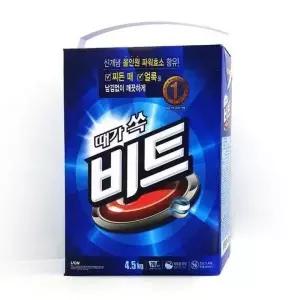 [셀러허브]JU 때가 쏙 비트 케이스4.5kg 세탁 세제 가루세제 (S40168043)