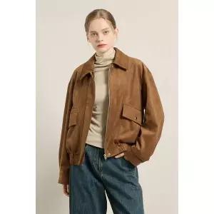 [BCBG](의정부점)올앤선드리 스웨이드블루종JP(A5F8F101)