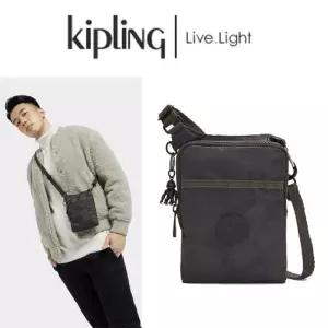 키플링 핸드폰크로스백 도니 차콜 자카드 KLCBS17 CCJQ